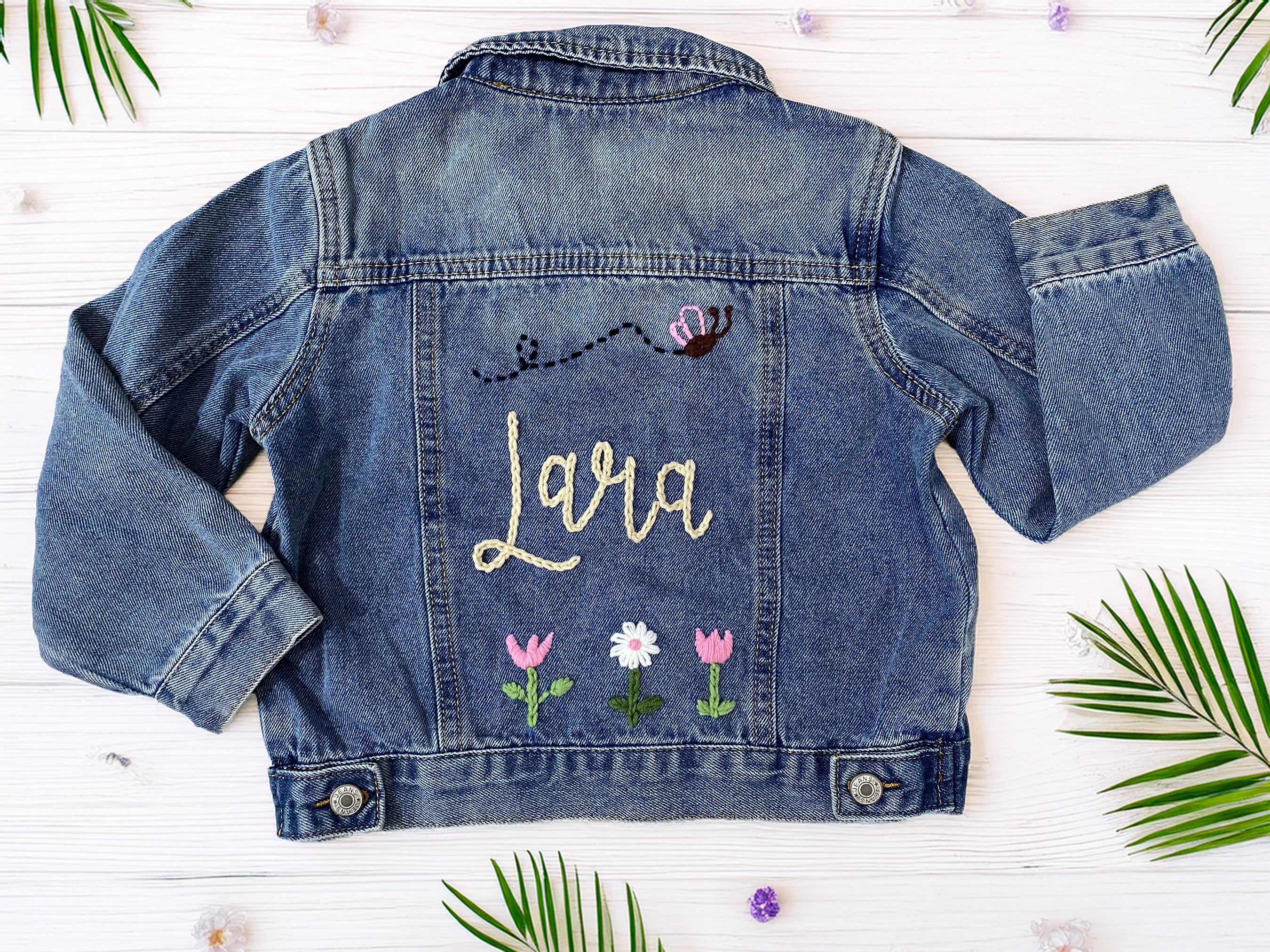 その子のお絵かきが刺繍になる！オリジナルお名前刺繍入り「落書き 
