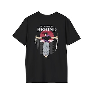 Toji Fushiguro Anime Samurai Streetwear T-shirt inspiré du combattant maudit Saint-Esprit T-shirt graphique esthétique guerrier spirituel