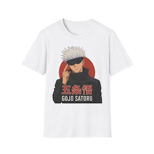 Gojo Satoru Anime Shirt  Jujutsu Kaisen Graphic Tee | Limitless Gojo Japanese Style Shirt | Anime Streetwear Gift for Otaku & Fans