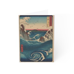 Elegant Japanese Art Greeting Cards - Variety Pack of 1, 10, 30, or 50, Nature Inspired, Perfect for All Occasions, Hiroshige