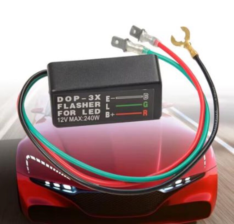 Universal 3-pin LED Flasher Relay 12V | Motorcycle Turn Signal Blinker ...