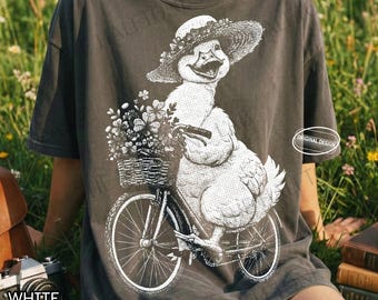 Patito del Día de San Patricio PNG SVG, Arte animal de trébol de semitono vintage