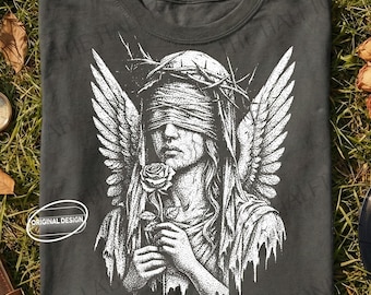 Mártir del amor PNG, punto de semitono vintage, San Valentín gótico, daga del Sagrado Corazón, arte anti-San Valentín, PNG SVG