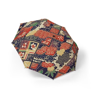 Stylish Foldable Umbrella, Compact Travel Umbrella, Unique Design, Lightweight Rain Protection, Perfect Gift for All Occasions