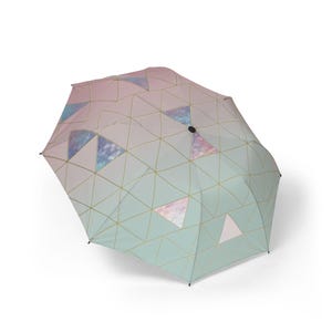 Chic Foldable Umbrella - Stylish Weather Protection, Travel Accessory, Gift for Her, Rain Gear, Fashionable Umbrella
