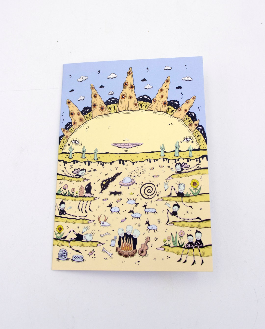 Sun Loves the Desert - Wish You Were Here Greeting Card - Etsy