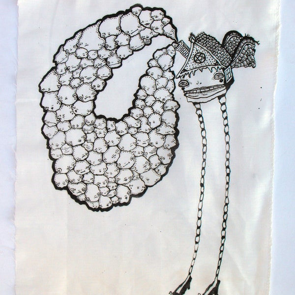 Hexenhaus Screen Print Art Back Patch