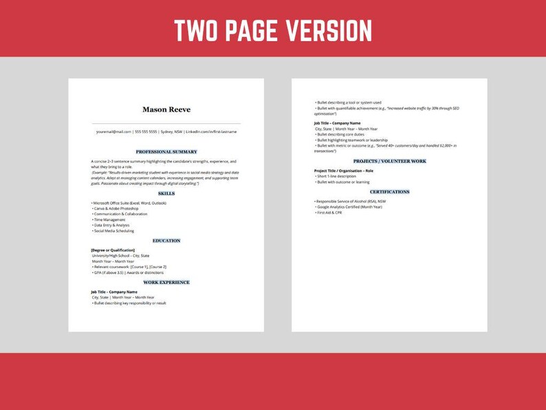 ATS Friendly Resume Template for - Il 794xN.7089008515 7ys1