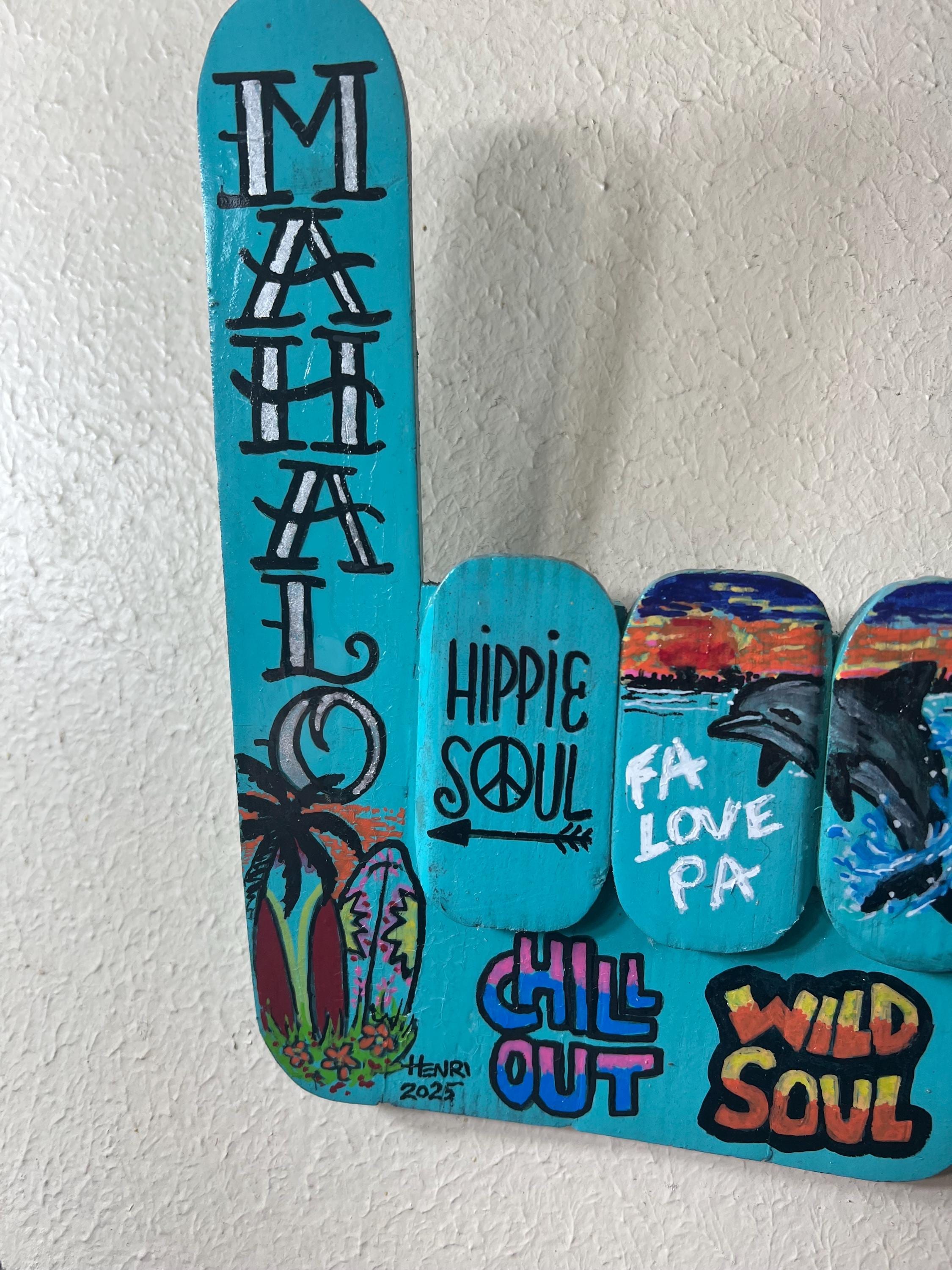 Mahalo hand sign - Etsy 日本