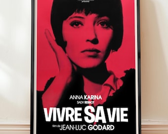 Vivre Sa Vie - French New Wave Film Poster (digital Download) - Etsy