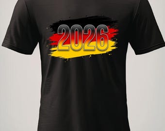 Germany 2026 Bulk T-Shirt, Group Order German Flag Shirts, Team Fan Tee, Custom Quantity Football Shirts, Event Matching Shirts