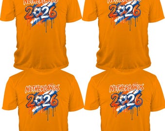 Netherlands 2026 Shirt Bulk Order, World Cup 2026 Netherlands Tee, Dutch Soccer Fan Shirt, Football Team Matching Shirts, Group Fan Outfit