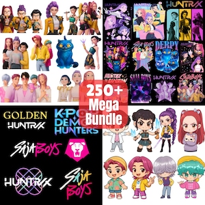 250+ K-Pop Demon Hunters Clipart, Saja Boys Png, Saja Girls Band, Demon Hunters PNG, Instant Download (Rumi, Mira, Zoey, Saja Boys,Jinu)