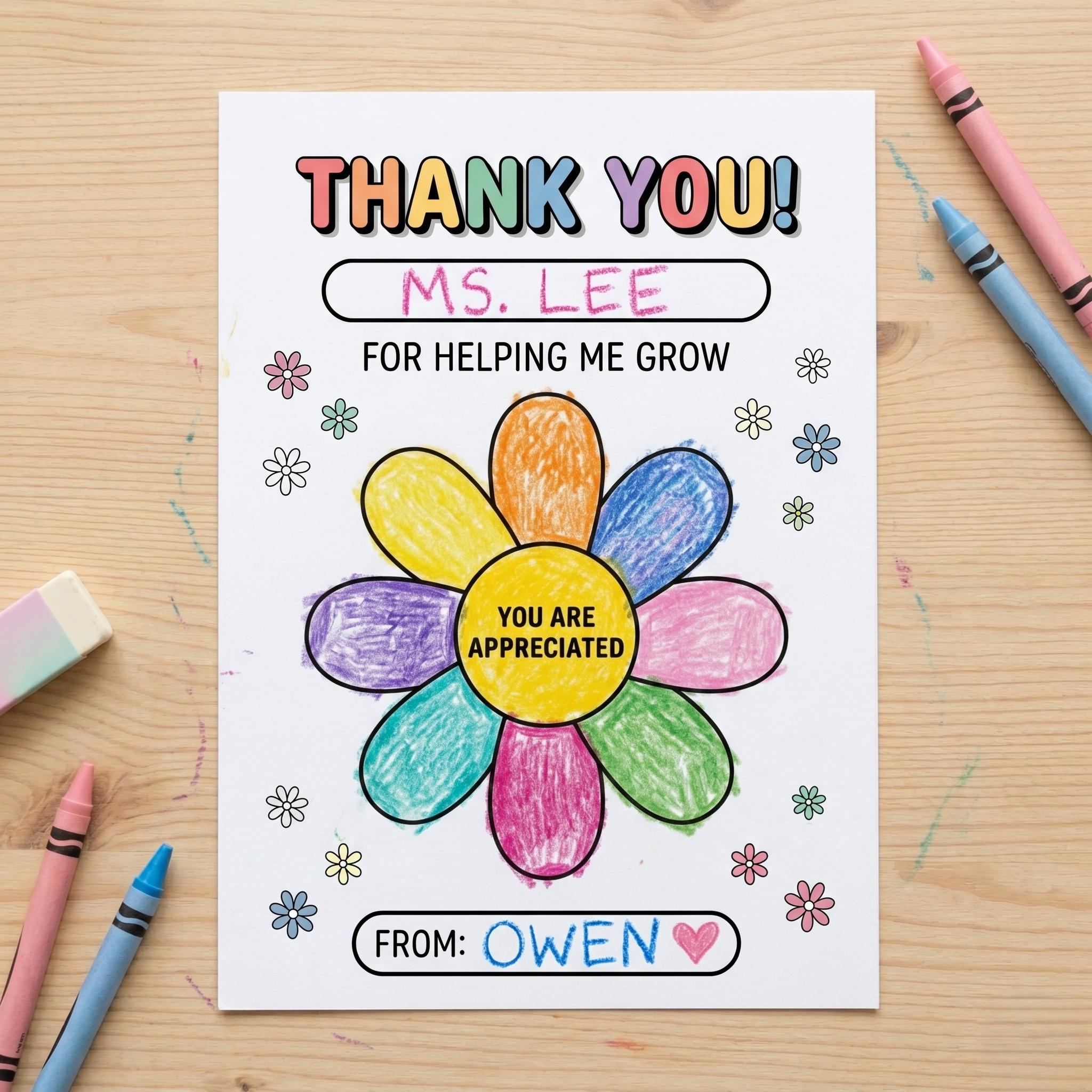 Thanks Fg Teacher Appreciation Week Activity, Printable Thank You Teacher Card ...