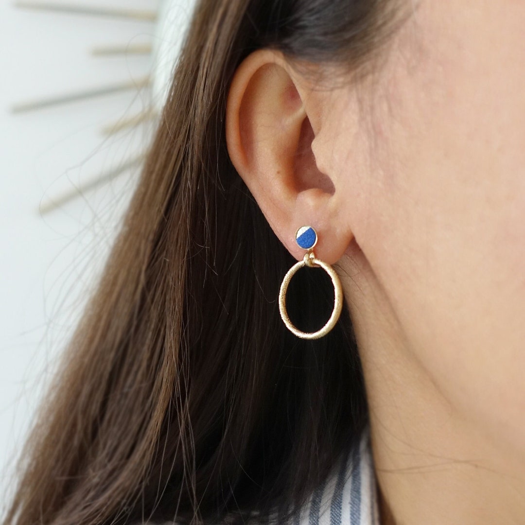 TOLOUSE OPEN CRYSTAL RING STUDS