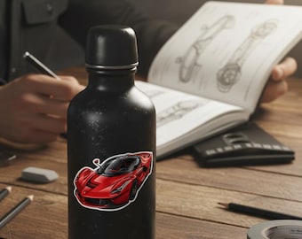 Supercar Mini Sticker Pack Vol.1 | Colorful Chibi Supercar Stickers | Digital Download PNG Bundle