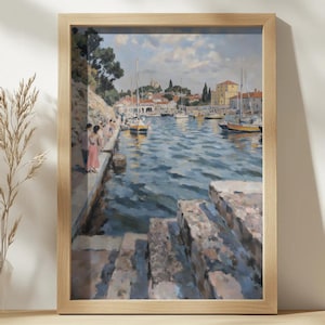 Zadar Croatia Watercolor Art Print: Europe Travel Souvenir (Digital Download)