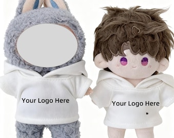 Custom Dolls Shirt With Hood, Personalized Dolls Jumper With Hood, Custom 7 Inch Dolls Hoodie Sweashirt