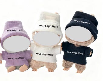 Custom 2PCS Dolls Tee And Hat Set, Personalized 2PCS Dolls Shirt And Hat, 7 Inch Dolls Clothes