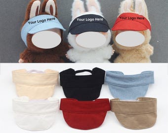 Custom Dolls Cap Logo, Personalized 7 Inch Dolls Hat Logo, Custom Plush And Animal Dolls Hat Gift