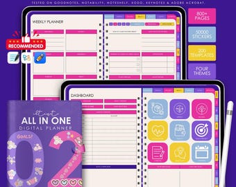 2025-2027 Digital Planner, All-in-One Life Agenda (ZIP PDF)