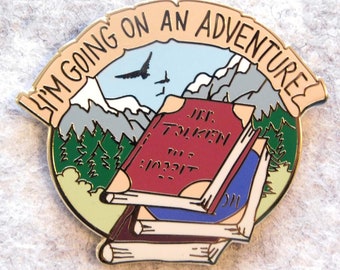 Going on an adventure - hard enamel pin