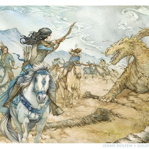 Then Fingon rode against him - signed giclée print