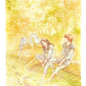 The bliss of Valinor - signed giclée print