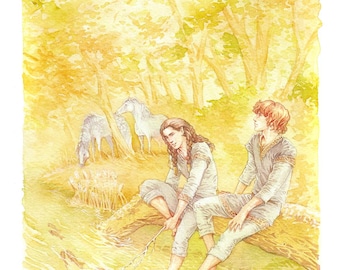 The bliss of Valinor - signed giclée print