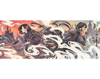 Por encima de las nieblas - impresión giclée firmada