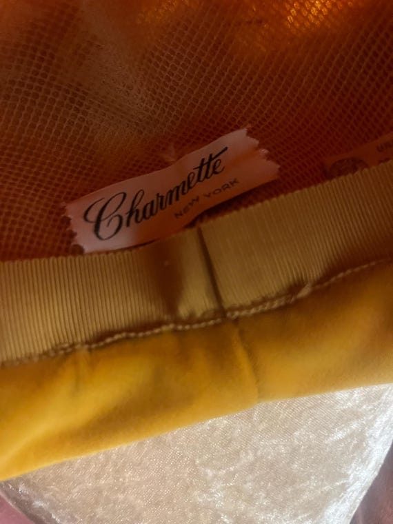 Charmitte Feathered Toque Hat - image 5