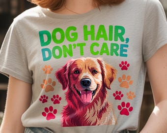 Funny Golden Retriever Clipart PNG | Dog Mom Shirt Design (Digital Download)