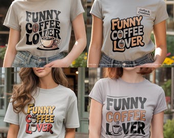 Funny Coffee Lover PNG: Caffeine Quote Design (Digital Download)