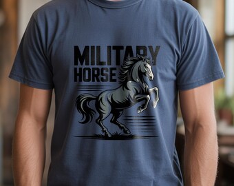Vintage Military Horse PNG: Patriotic Army Clipart (Digital Download