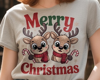 Reindeer Christmas PNG | Holiday Clipart (Digital Download