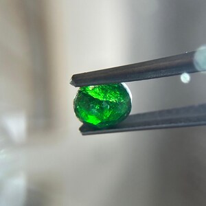 Garnet Demantoid Green Garnet Grossulare Garnet Round Shape Faceted Top color Gem quality Garnet 6MM size 1.1 carat weight