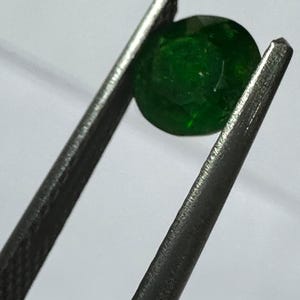 Garnet Demantoid Green Garnet Grossulare Garnet Round Shape Faceted Top color Gem quality Garnet 6.2MM size 1.3 Carat weight