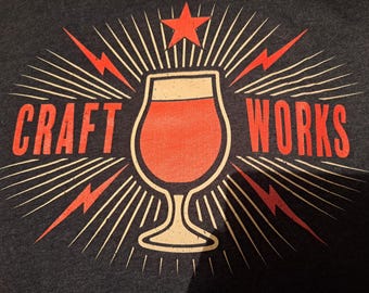 Camiseta Craft Works Beer / Camiseta gráfica para amantes de la cerveza artesanal
