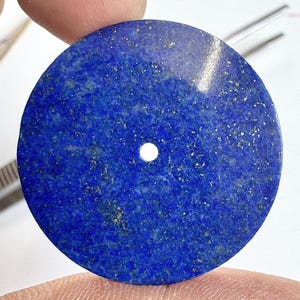 Natural Lapis Lazuli Watch Dial, Custom Jewelry Making 31.5 mm