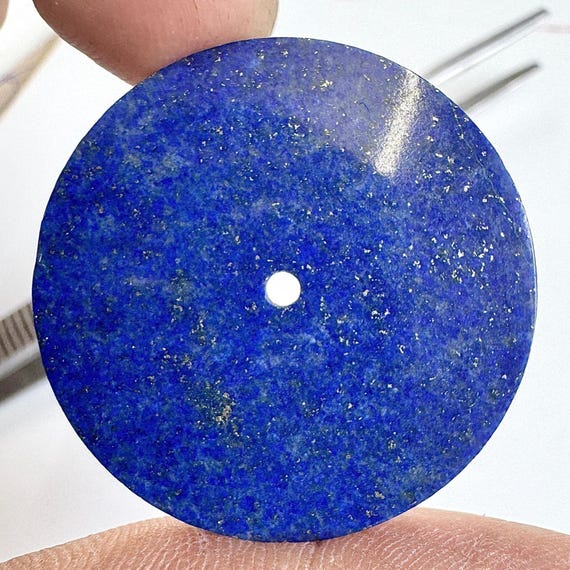 Natural Lapis Lazuli Watch Dial, Custom Jewelry Making 31.5 mm ( 0.90 mm thickness )