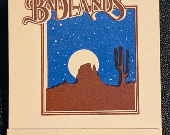 Vintage Unstruck Matchbook: Badlands San Francisco LGBTQ History