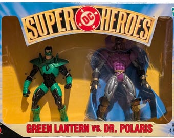 1999 DC Super Heroes Green Lantern VS Dr. Polaris 5" Action Figures