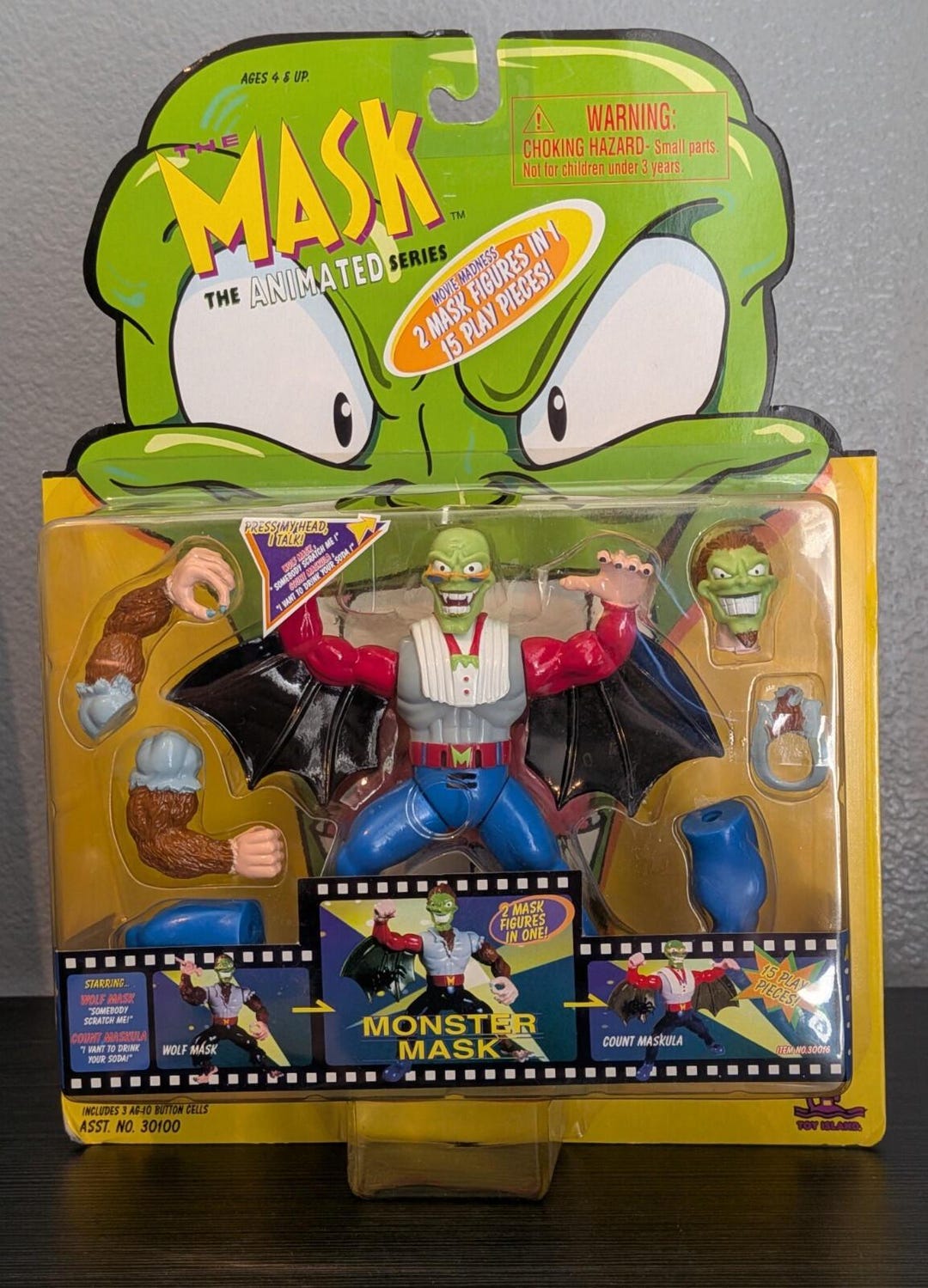 Rare Toy Island 1997 the Mask Animated Series 