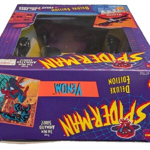 スパイダーマン アニメシリーズ 1996 ヴェノム デラックスエディション 10インチ アクションフィギュア 画像 5