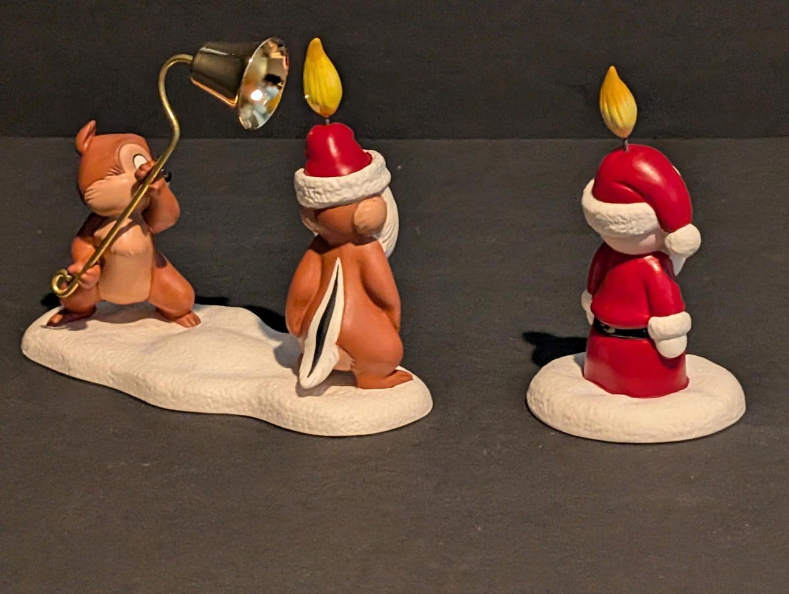 WDCC Chip 'N Dale Little Mischief Makers Pluto's Christmas Tree