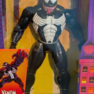 スパイダーマン アニメシリーズ 1996 ヴェノム デラックスエディション 10インチ アクションフィギュア 画像 2