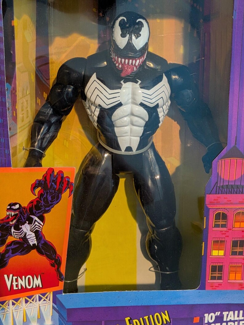 スパイダーマン アニメシリーズ 1996 ヴェノム デラックスエディション 10インチ アクションフィギュア 画像 2