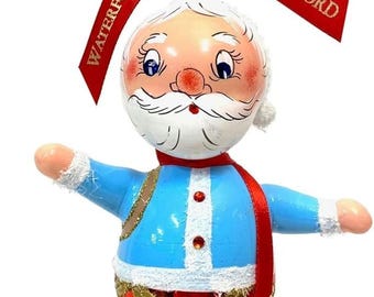 Waterford Holiday Heirlooms "Triple Axle Santa" Limited Edition Ornament #130774