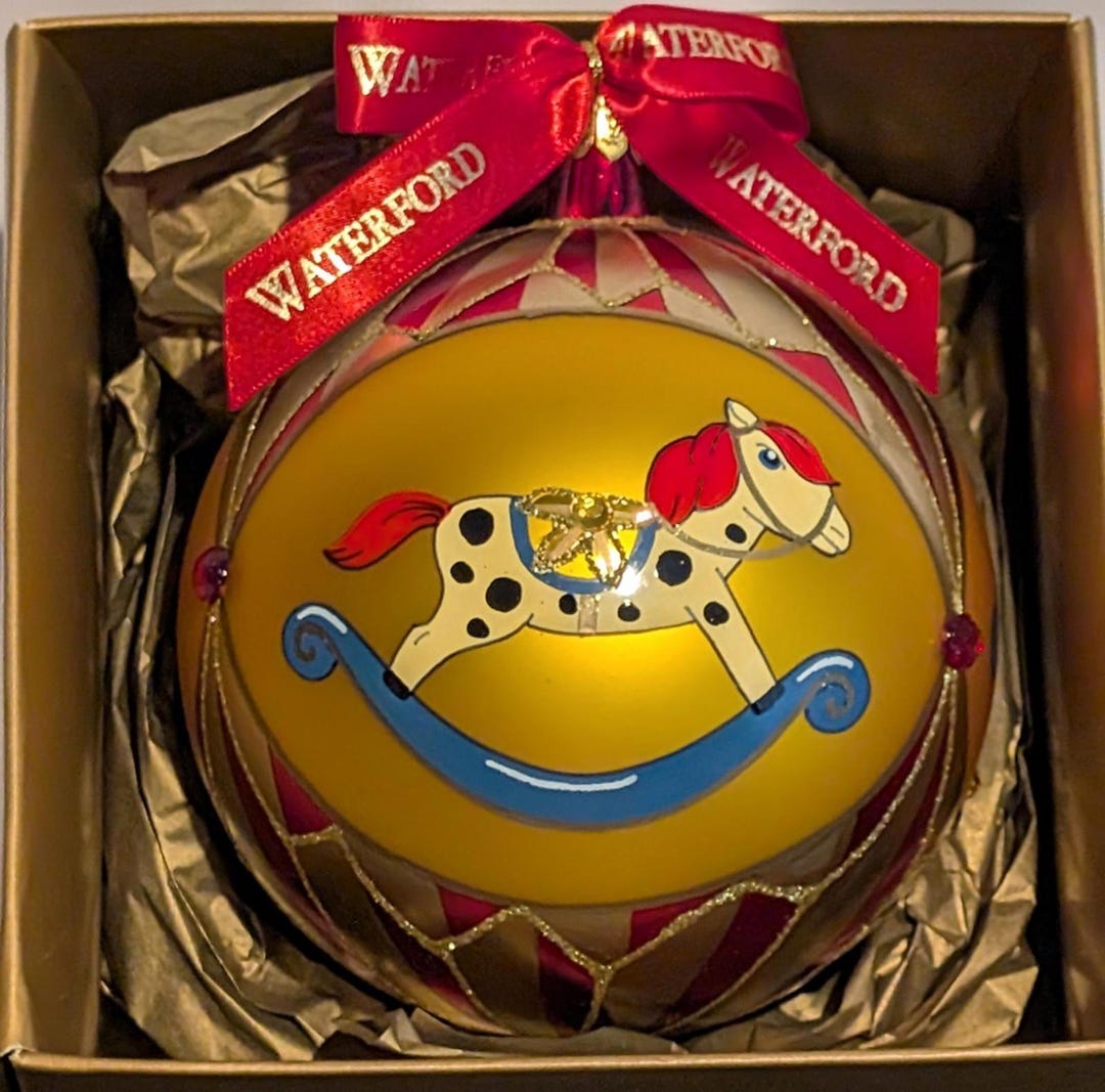 Waterford Holiday Heirlooms 2003 "christmas Toys" Ball Ornament 1st Ed ...