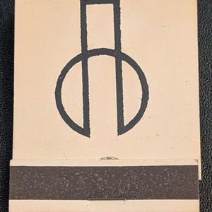 Caixa de fósforos rara e antiga sem cunhagem: &quot;Pendulum People&quot;, década de 1970, São Francisco